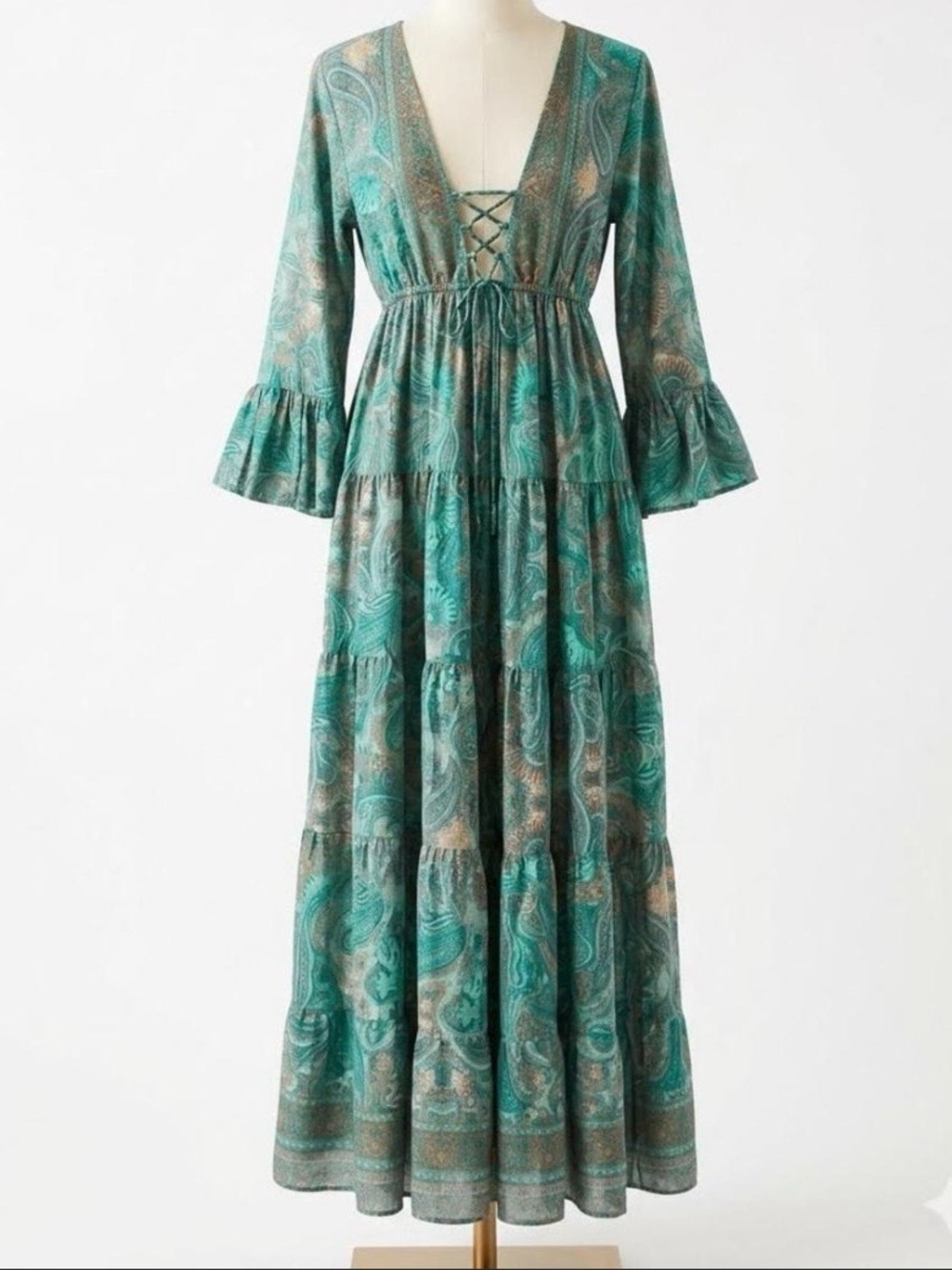 Boemo Anthropology Paisley Maxi Dress line